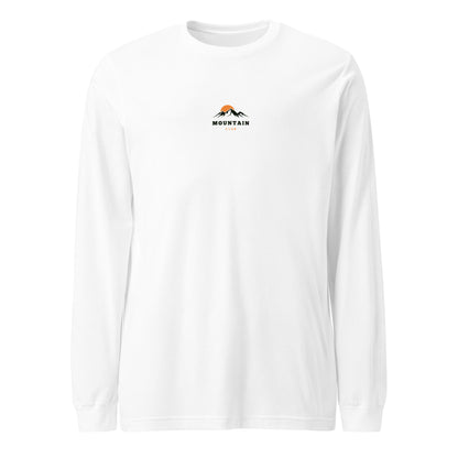 CLUB MOUNTAIN - unisex Longsleeve WHITE