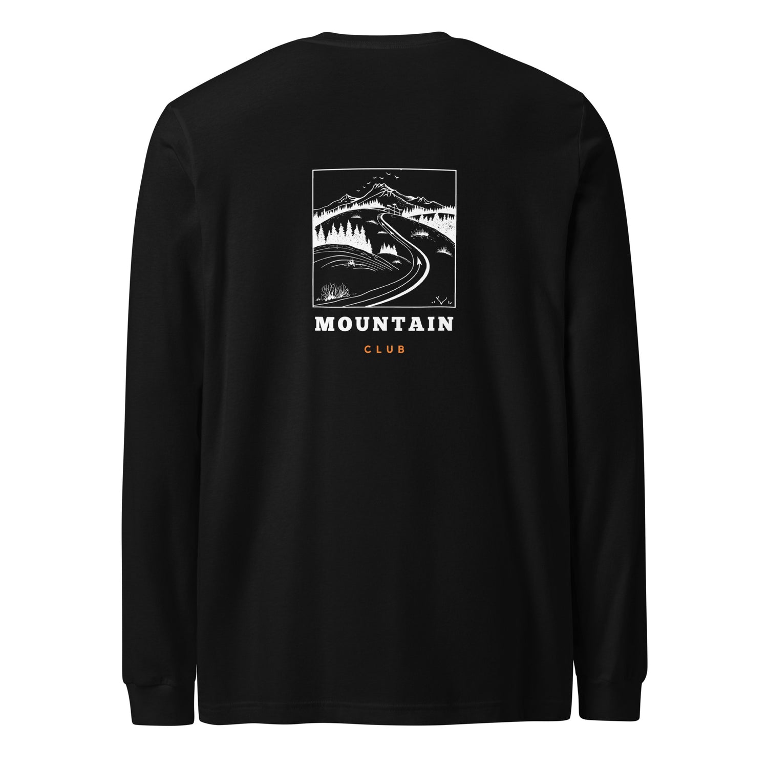 CLUB MOUNTAIN - unisex Longsleeve BLACK