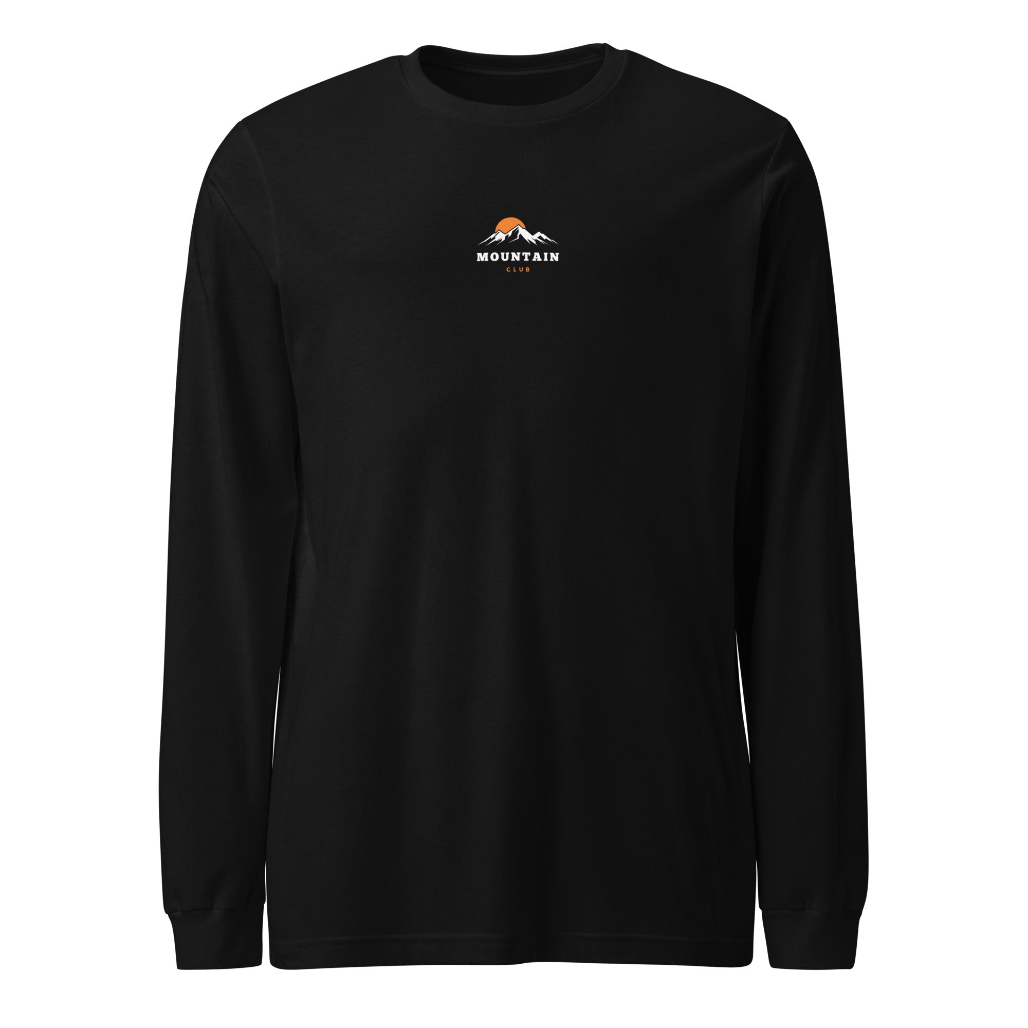 CLUB MOUNTAIN - unisex Longsleeve BLACK