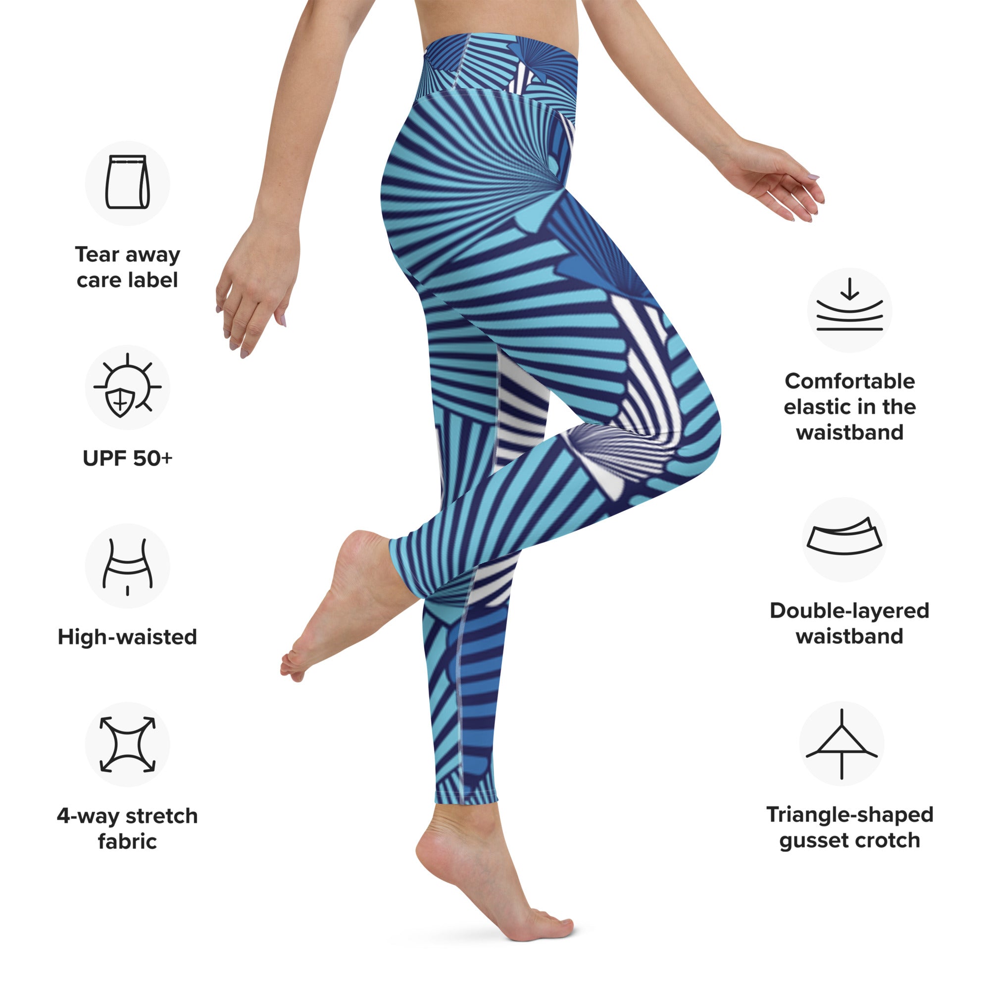 Yoga Leggings - Sea Shell