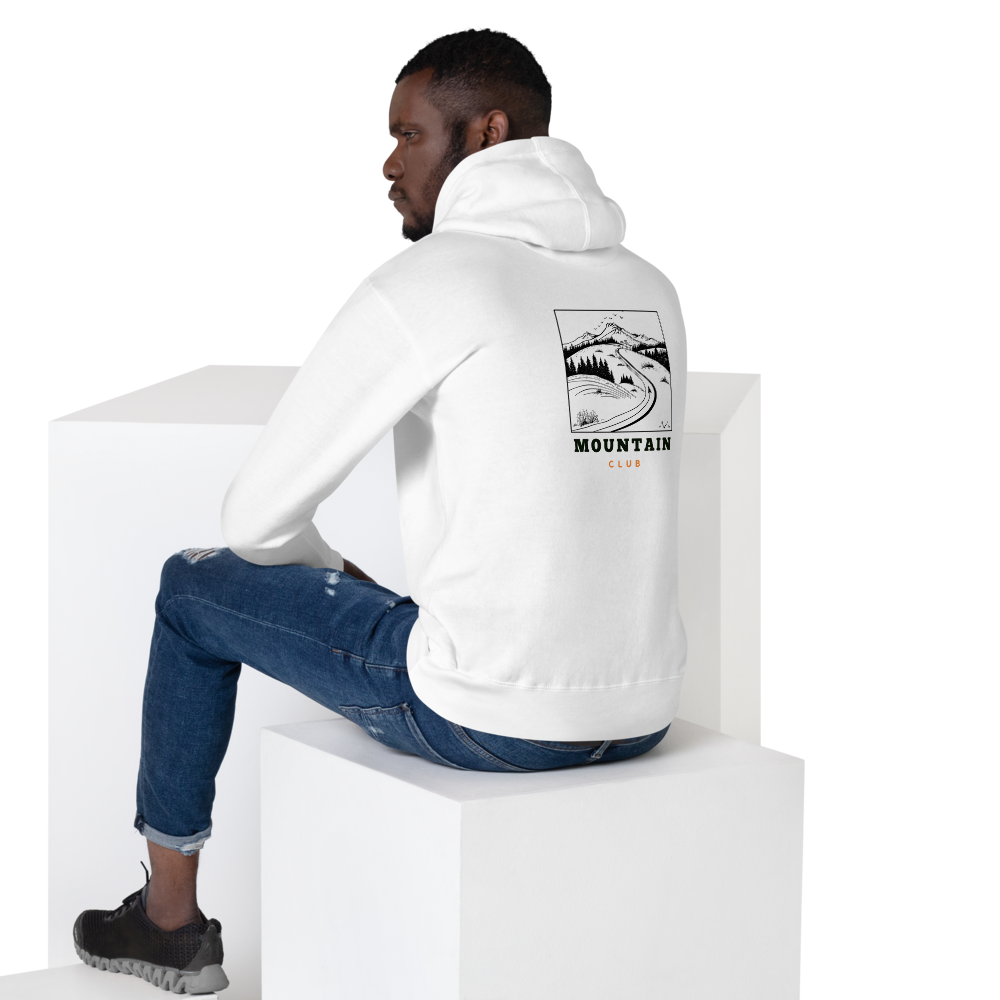 CLUB MOUNTAIN - unisex organic Hoodie